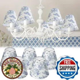 B0FWKGVR93 VIHOSE Chandelier Lamp Shade Top Bottom Sl