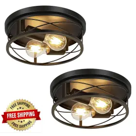 B0C4YD9V3T VIOLOEMI Round Flush Mount Hallway Ceiling Lights