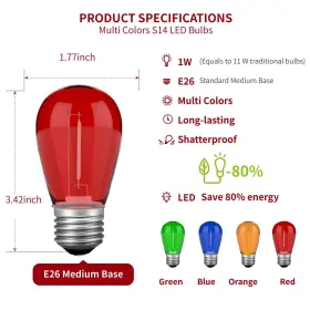 709930546403 VISTERLITE Led Light Bulbs Shatterproof #2