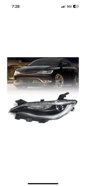 V-KL200-16DD-Z-L-L VLINCAR Halogen Headlight Chrysler Led Drl