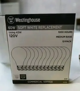 030721051043 WESTINGHOUSE Bulbs Pack Incandcent Base