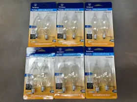 03775 WESTINGHOUSE Candelabra Base Bulbs Flame Tip