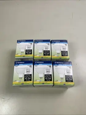 Westinghouse 33491 Mr16 Gu5.3 12v Led Dimmable 3000k Track Light Bulbs 6 Pack