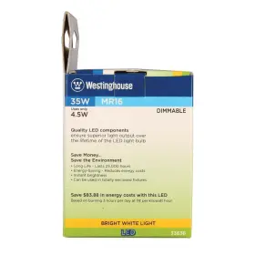 3363800 WESTINGHOUSE Single Damp Dimmable #3