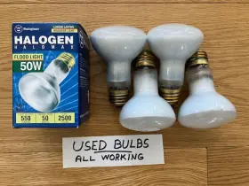 36810 WESTINGHOUSE Mini Hal Flood Lamps Bulbs #2