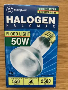 36810 WESTINGHOUSE Mini Hal Flood Lamps Bulbs