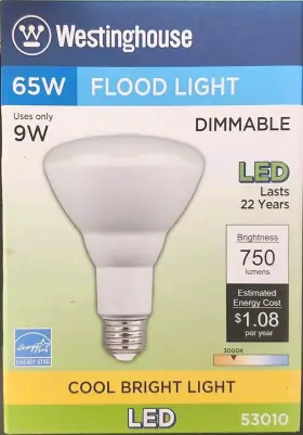 5305500 WESTINGHOUSE Led Bulbs Dimmable Base Flood Lights #2