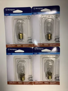 3721 WESTINGHOUSE LIGHTING CO Lights Watts Pack Bulbs