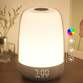 B08ZSMLJBZ WINSHINE Touch Wake Up Night Light Sunrise Alarm