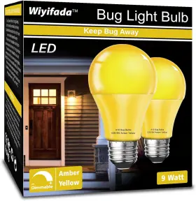 HU-XI-82 WIYIFADA Led Bug Light Pack Amber Bulb