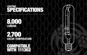 111904 WOBBLE LIGHT Double Envelope Tungsten #3