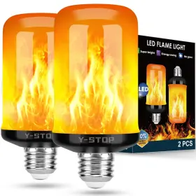799953387183 Y-STOP Led Flame Light Flickering Bulb Upside