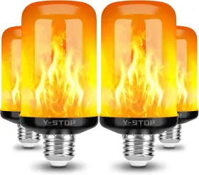 LIGHT2PC Y-STOP Led Flame Light Bulbs Flickering Pack