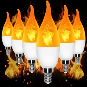 747880059079 YEAHBEER Led Flame Light Fire Bulb Base