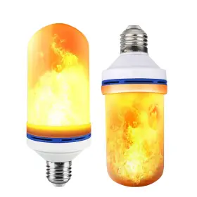 424510697321 YIZCO Pack Led Flame Effect Flickering Light