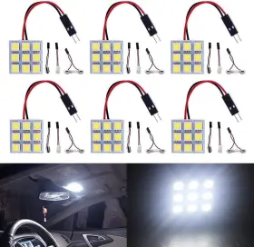 PL0015-5050-9SMD YM E-BRIGHT Led Panel Dome Light Auto Car