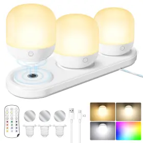 HR-IRDA24S2 YOCHOICE Rechargeable Battery Light Bulb Set
