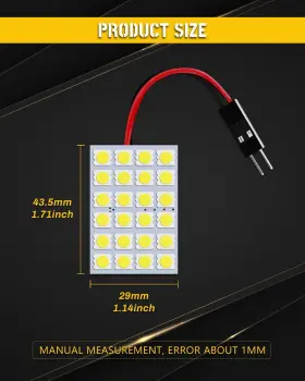 791800798807 YONGMING Festoon Led Panel Dome Light Chipse #3