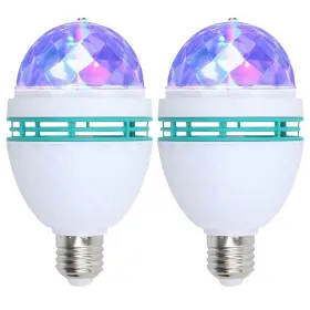 L004001 YOOLYER Pack Rotating Bulb Led Crystal Lights