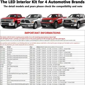 743811290269 YOPER Interior Led Light Ford Kit #2
