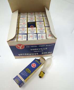 9925 YORKVILLE Chandelier Bulbs Cfc Candle Tip