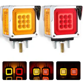 YC-M0002 YUCENBRA Led Pedestal Fender Lights Semi Turn Signal