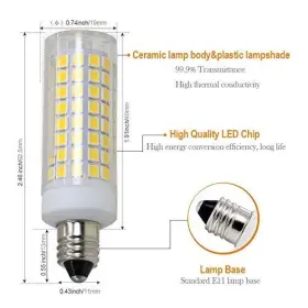 779880580154 YUYILIGHT Led Bulb Halogen Lights Dimmable #3