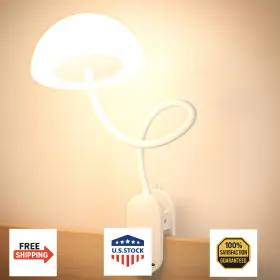 B0FR4YV3YZ ZAPLIT Rechargeable Clip Lamp Cordless Touch Desk