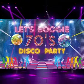 804027699557 ZELARO Disco Banner Backdrop Background