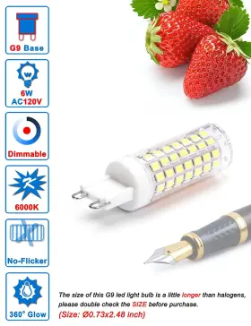 614234586294 ZIOMITUS Flicker Led Bulbs Dimmable Halogen #2