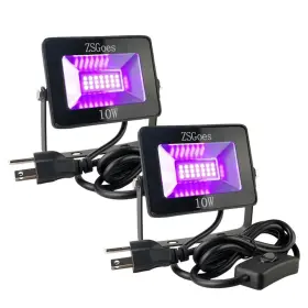 GO10U ZSGOES Pack Uv Ultraviolet Light Halloween Blacklight