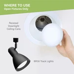 Sigalux Led Flood Lights Indoor, Br30 Bulb 65w Equivalent, Dimmable Recessed. Fixed Price $9.99.