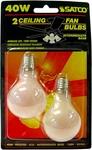 Satco S2745 120v Intermediate Base 40-watt A15 Light Bulb, Frosted White. Fixed Price $14.99.