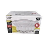 Feit Electric White Led Light Bulb Dimmable Soft 10.5 Watts 650 Lumens 6 Total. Fixed Price $24.99.
