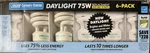 New Feit 6-pack 1170 Lumens Soft White Cfl Light Bulbs 18 W (75 Equivalent). Fixed Price $31.95.