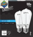 St19 Vintage Edison Led Light Bulb, 100w Equivalent, Dimmable, 5000k Daylight, 1. Fixed Price $25.44.
