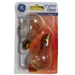 Ge Crystal Clear 40w, 320 Lumen Faceted Ceiling Fan A15 Intermediate 2 Bulbs. Fixed Price $15.29.