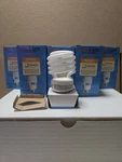 Optolight 23w Spiral Compact Fluorescent Light Bulbs (cfls) Lot Of 8 Brand New. Fixed Price $25.00.