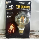 Feit Electric 60-watt Dimmable Led Vintage Style Light Bulb Soft White 2100k. Fixed Price $12.00.