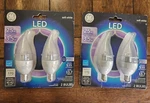 4 Led Cac Dimmable Candelabra Flame Tip Decorative Light Bulb Ge Soft White 25w. Fixed Price $23.49.
