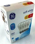 ##04 Pack## Ge Led 60w 10w Soft White Dimmable Light Bulbs. Fixed Price $8.99.