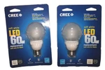 Cree Soft Warm Led 60w 60 Dimmable Glass Bulb 800 Lumens New Sealed - Pack Of 2. Fixed Price $32.99.