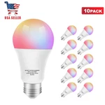 Smart Light Bulb, Rgb Color Changing Cct Led Bulbs, Works With Alexa, 10pack. Fixed Price $95.45.