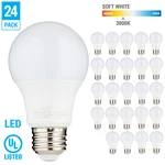 24 Pack Led A19 Bulb 9w 60w Equivalent Non Dimmable 3000k Soft White Medium E26. Fixed Price $28.99.
