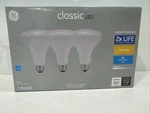 Ge Classic 65-watt Eq Led Br30 Soft White Floodlight 3 Bulbs 650 Lumens Wt. Fixed Price $12.99.