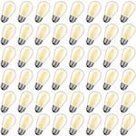 Gvvoohome 48 Pack S14 Led Replacement Light Bulbs Shatterproof Plastic Outdoor S. Fixed Price $58.69.