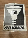 Vintage Nos Sylvania 150 Watts 240v Par38 Clear Floodlight Light Bulb E27. Fixed Price $63.64.