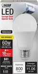 Feit A19 Led Light Bulb 60w 3000k Bright White E26 Base 800 Lumens 4-pack. Fixed Price $19.00.