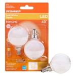 Sylvania 40797 Indoor/outdoor Soft White 450 Lm. G16.5 E12 Dimmable Led Bulb 4w. Fixed Price $11.17.