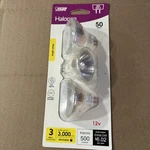 Feit Gu5.3 Bulb, 50w Mr16 500 Lumens Bright White Light Bulbs 3 Pack. Fixed Price $4.99.